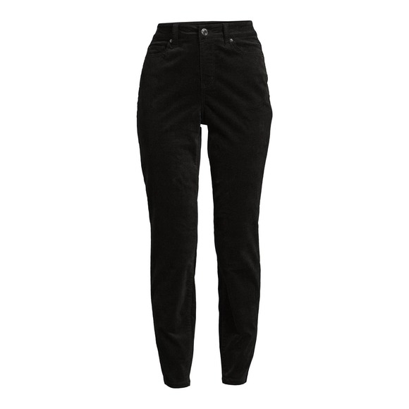 Time and Tru Women's High Rise Velvet Skinny Jeans (NWT) Size: 4 - Picture 1 of 3